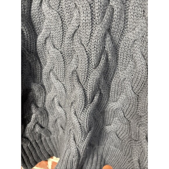 Aran Islands Knitwear Sweater Pure New Wool Cable Knit Gray Unisex Adult Small - Picture 2 of 8